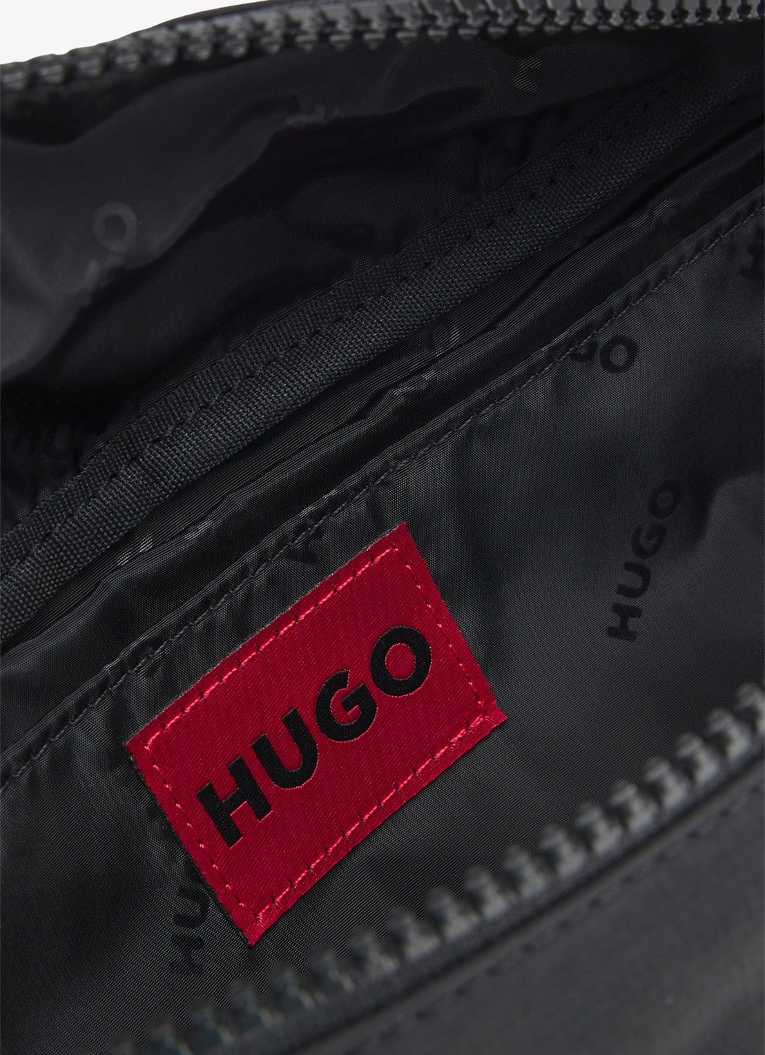 HUGO Heuptas met logo - achterkant 3 zwart