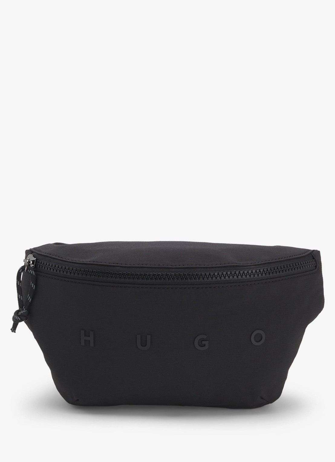 HUGO Heuptas met logo - voorkant zwart