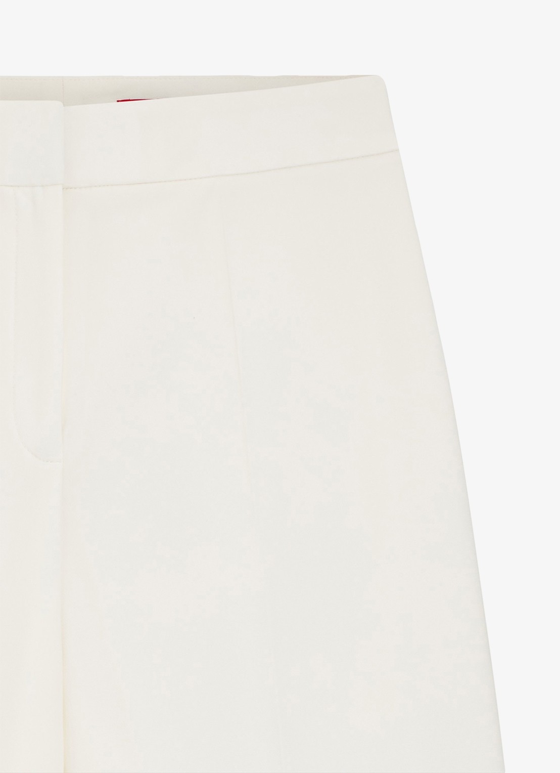 HUGO High waist wide fit pantalon met paspelzak - detail 4 open white-115 / wit