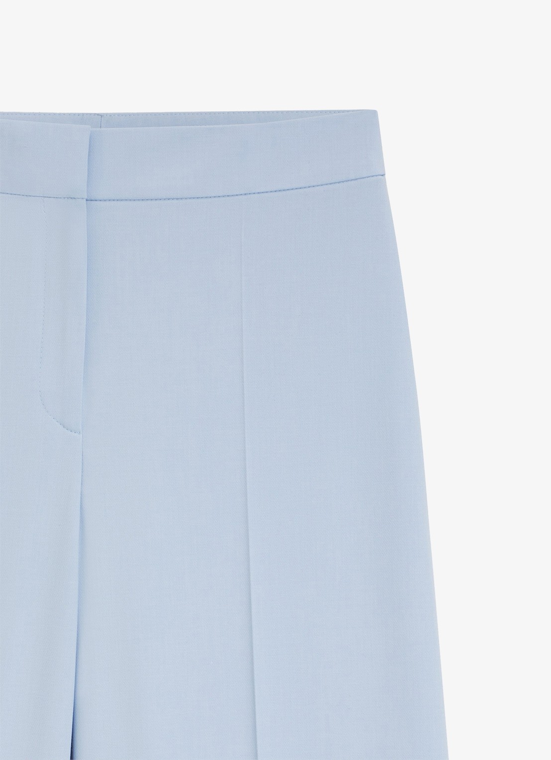 HUGO High waist wide fit pantalon met paspelzak - detail 5 open blue-476 / blauw