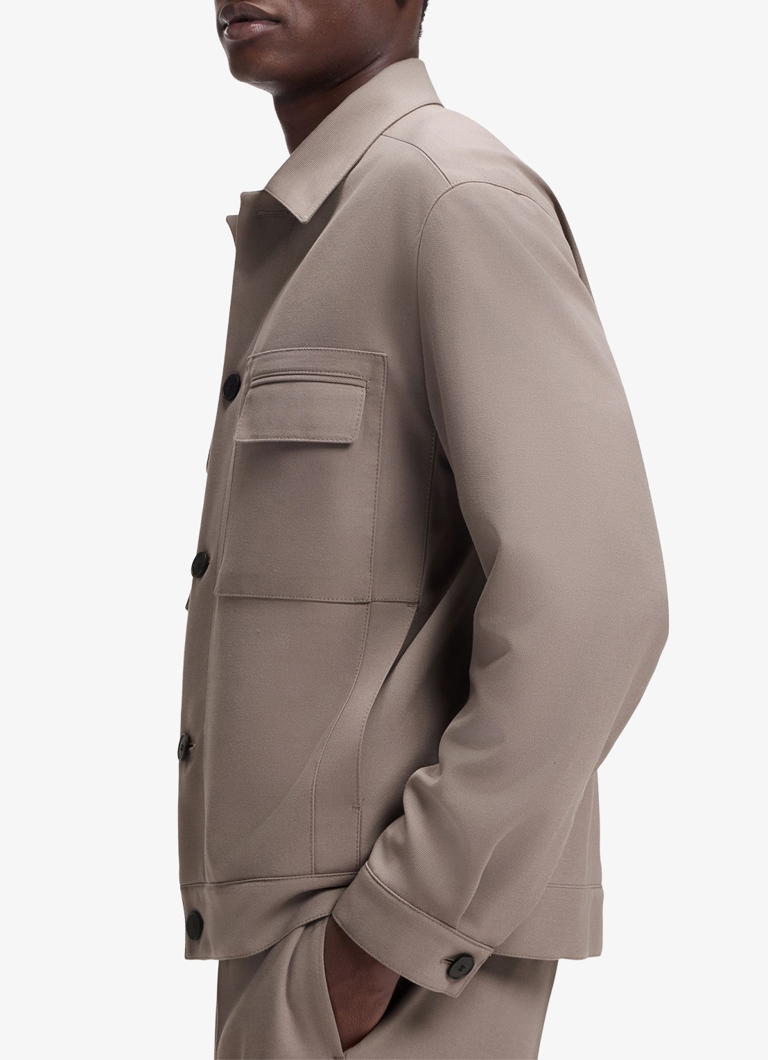 HUGO Jack met borstzakken - detail 6 beige