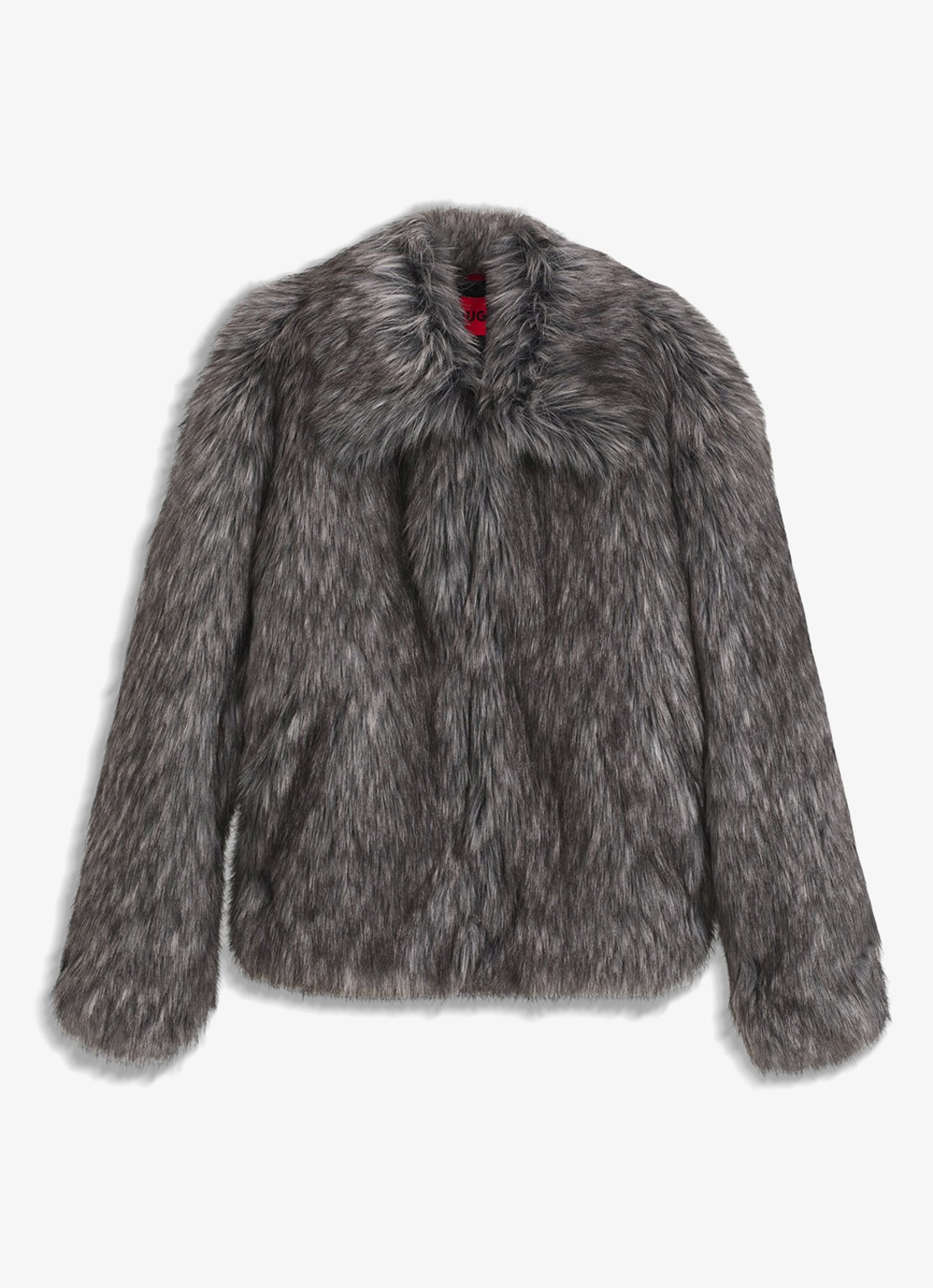 HUGO Jack van imitatiebond - voorkant dark grey-028 / grijs
