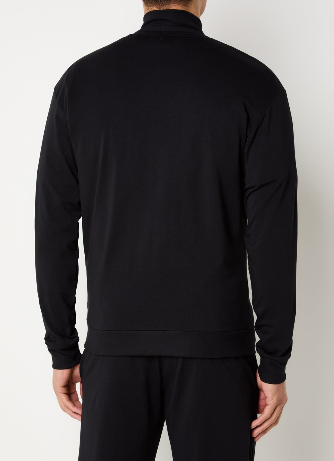 HUGO Laze sweatvest met logo - achterkant 3 zwart