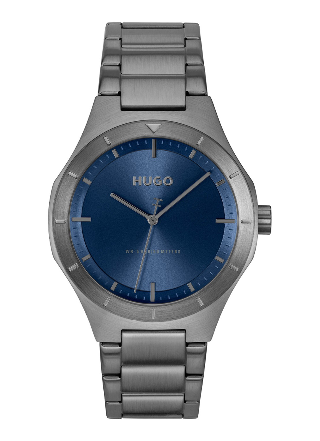 HUGO #LIT horloge HU1530448   - voorkant antraciet