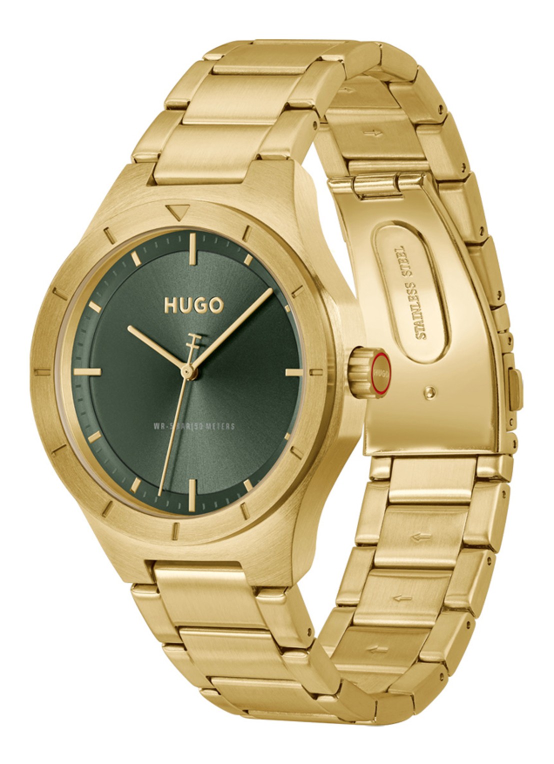 HUGO #LIT horloge HU1530449   - detail goud