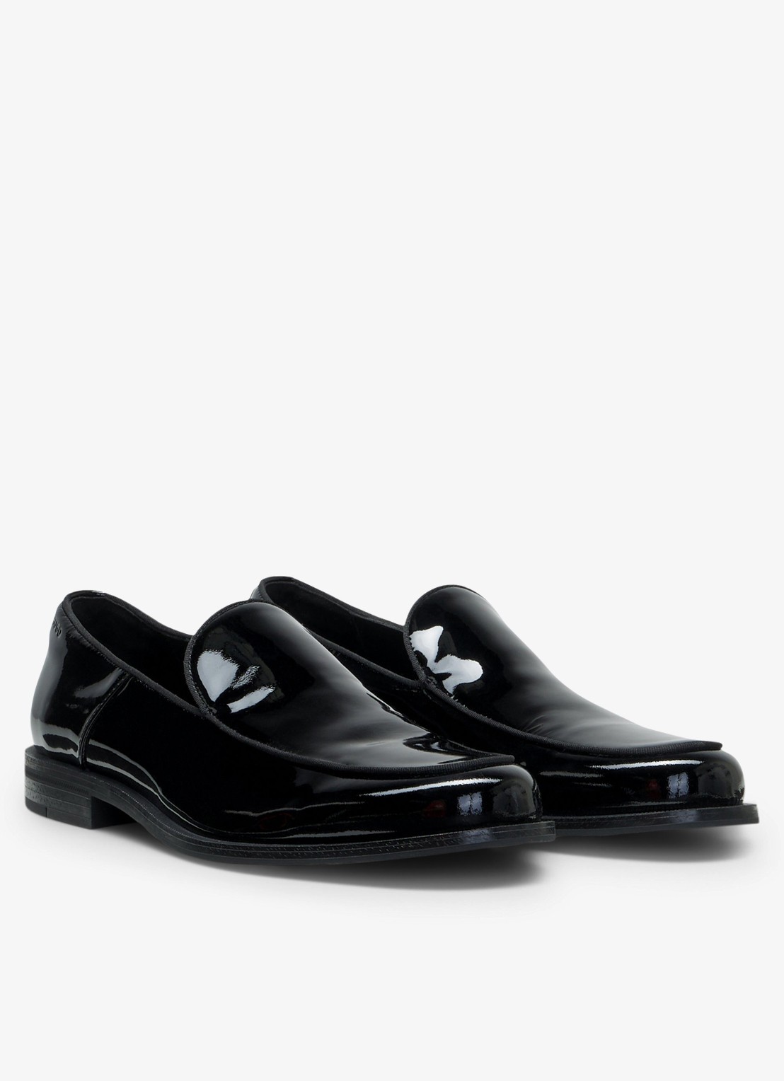 HUGO Loafer van lakleer - detail 4 black-001 / zwart