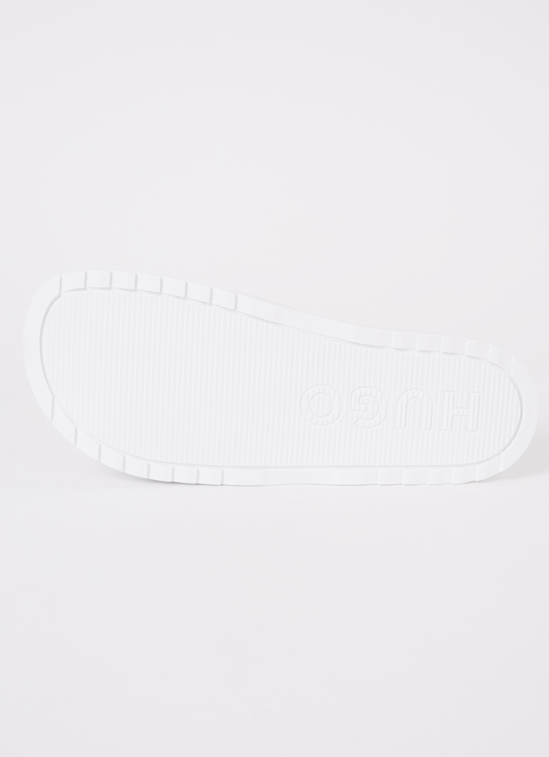 HUGO Match It slipper met logo - detail 2 wit