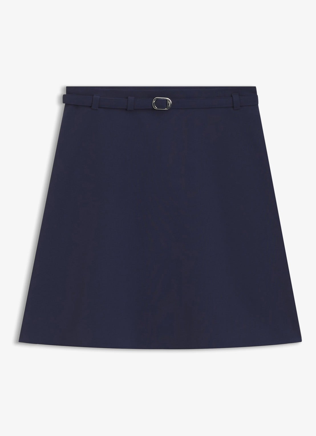 HUGO Minirok met ceintuur - voorkant 3 donkerblauw