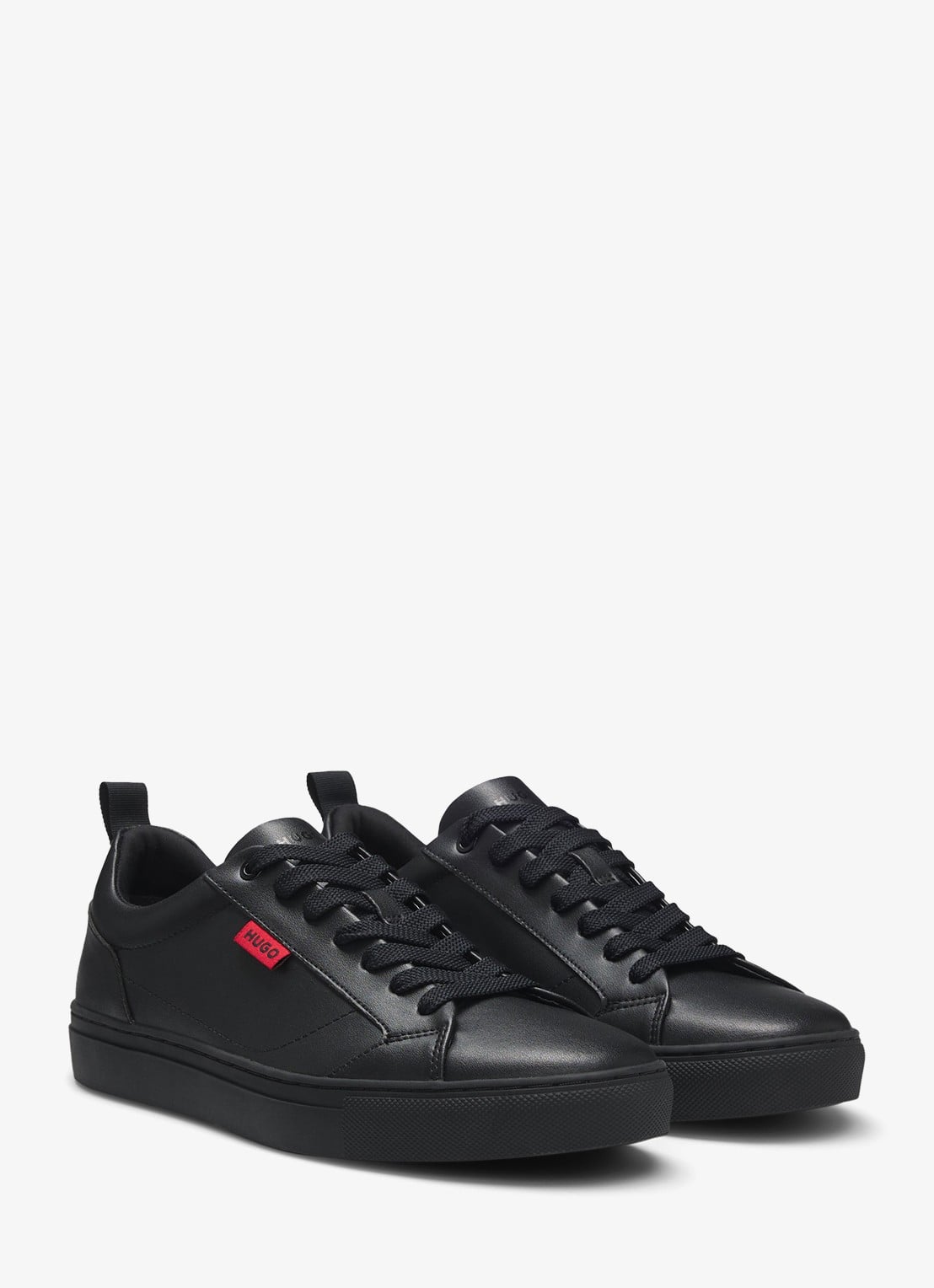 HUGO Morrie sneaker met logo - detail 4 zwart