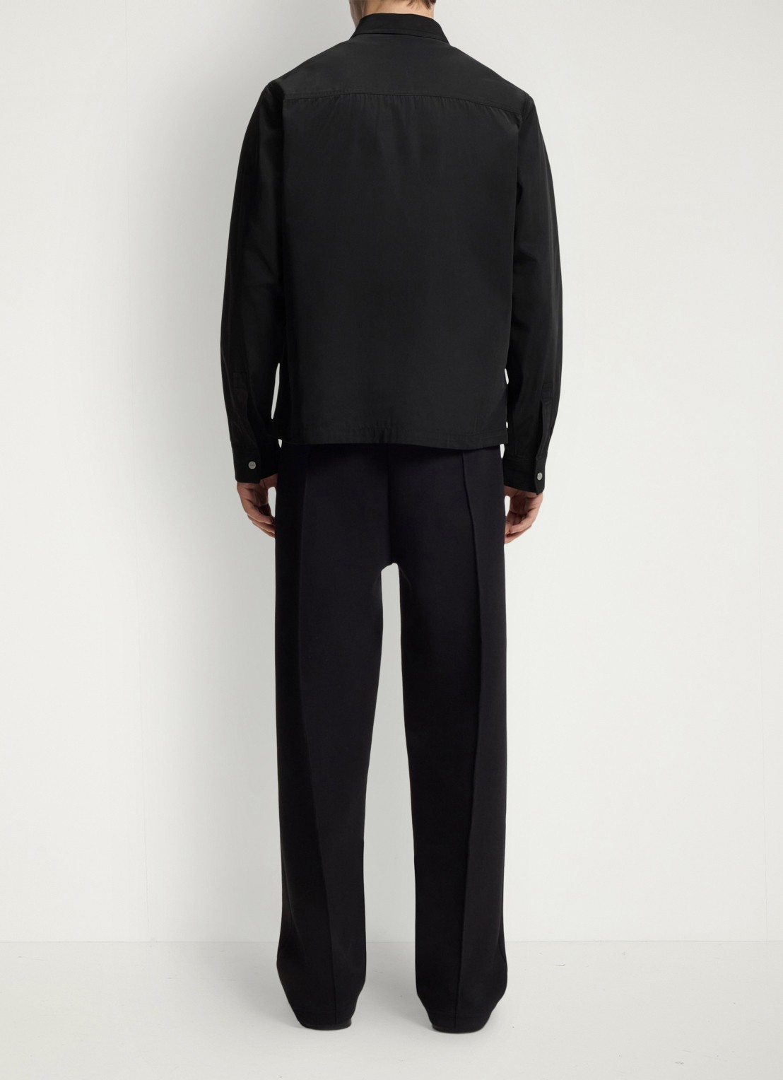 HUGO Oversized fit overhemd met logo - achterkant 4 zwart