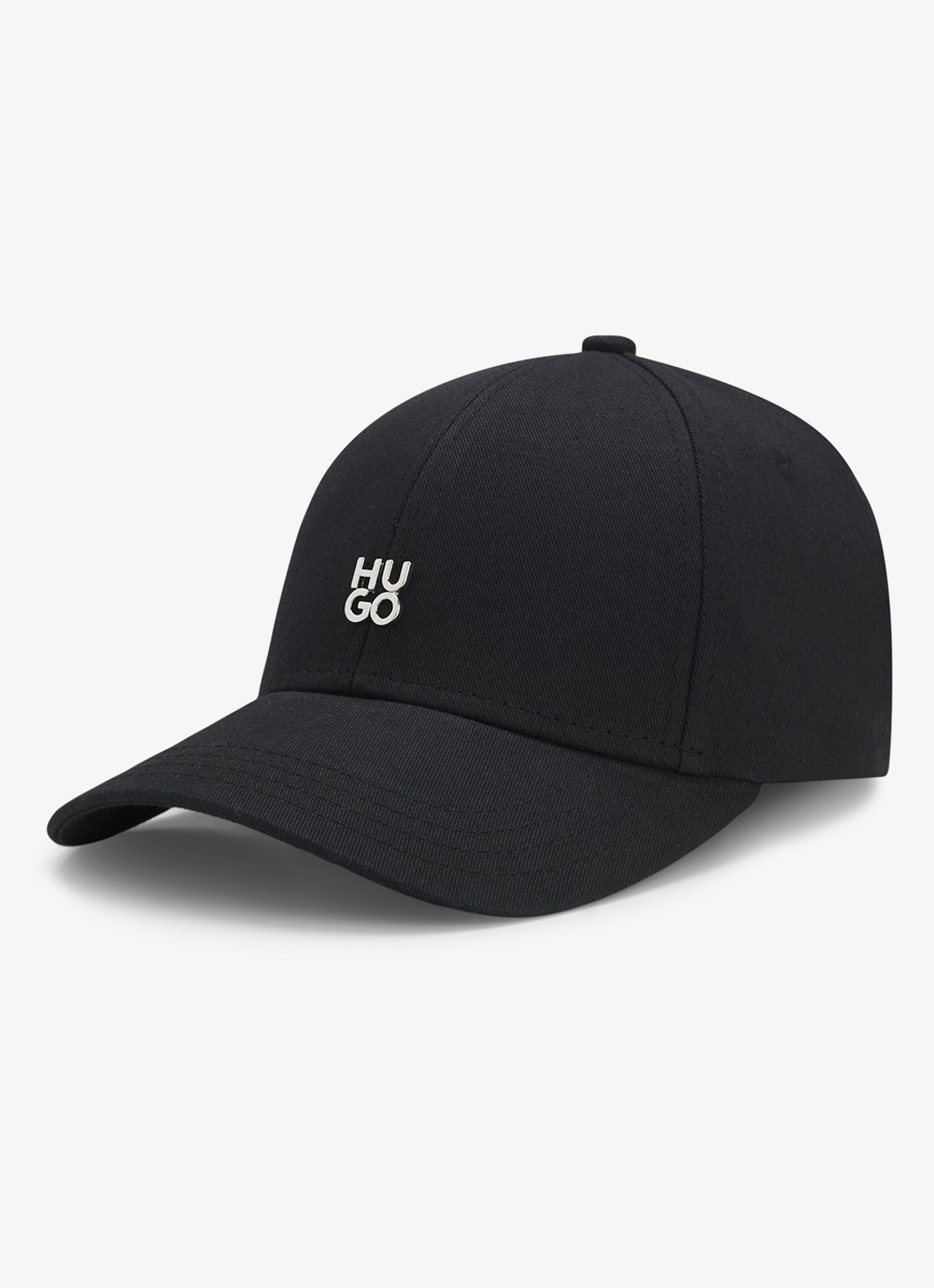 HUGO Pet met logo - voorkant 2 zwart