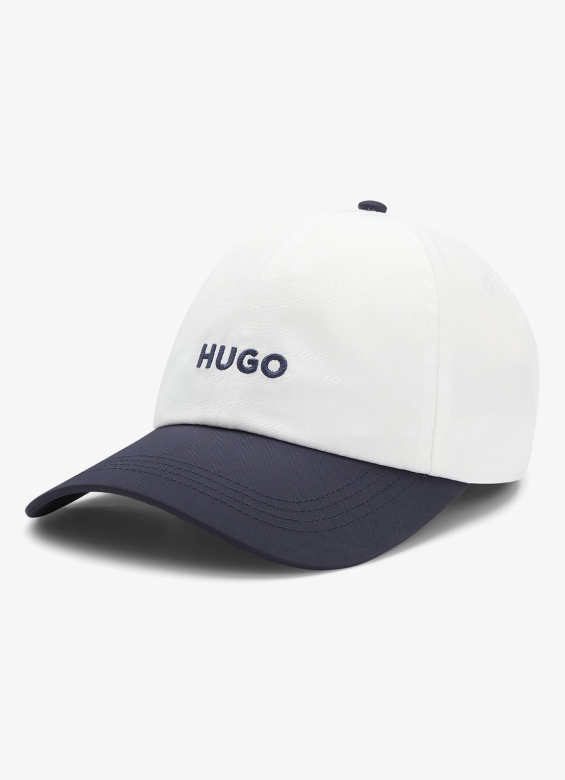 HUGO Pet met logoborduring - detail 2 creme