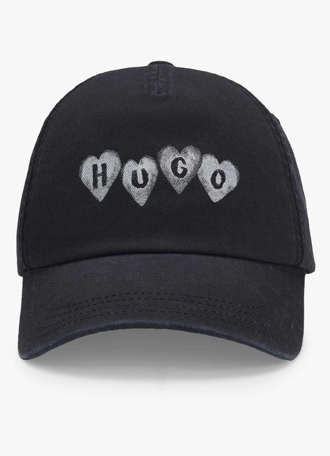 HUGO Pet met logoprint - detail 2 zwart