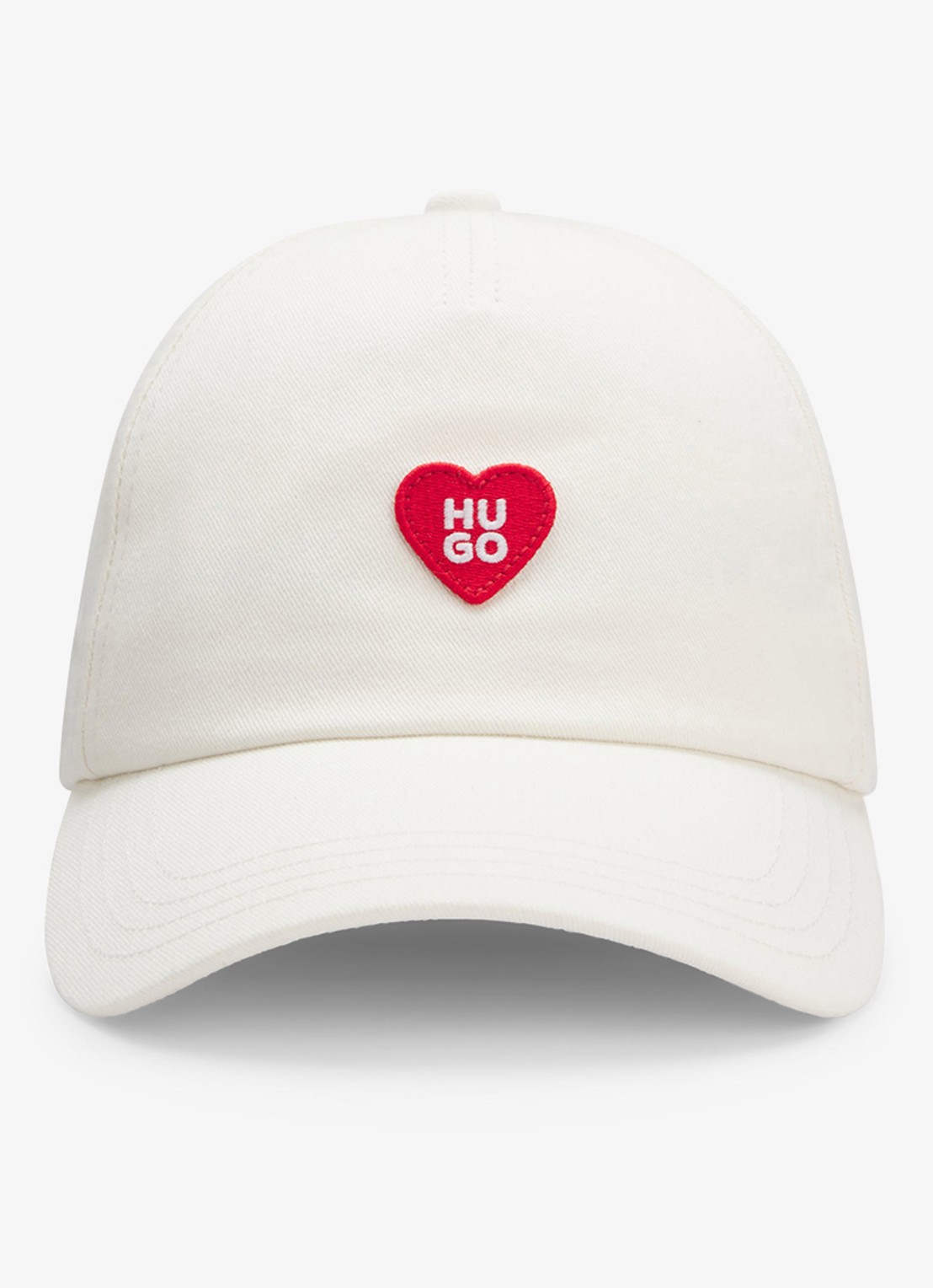 HUGO Pet met logoprint - detail open white-116 / wit
