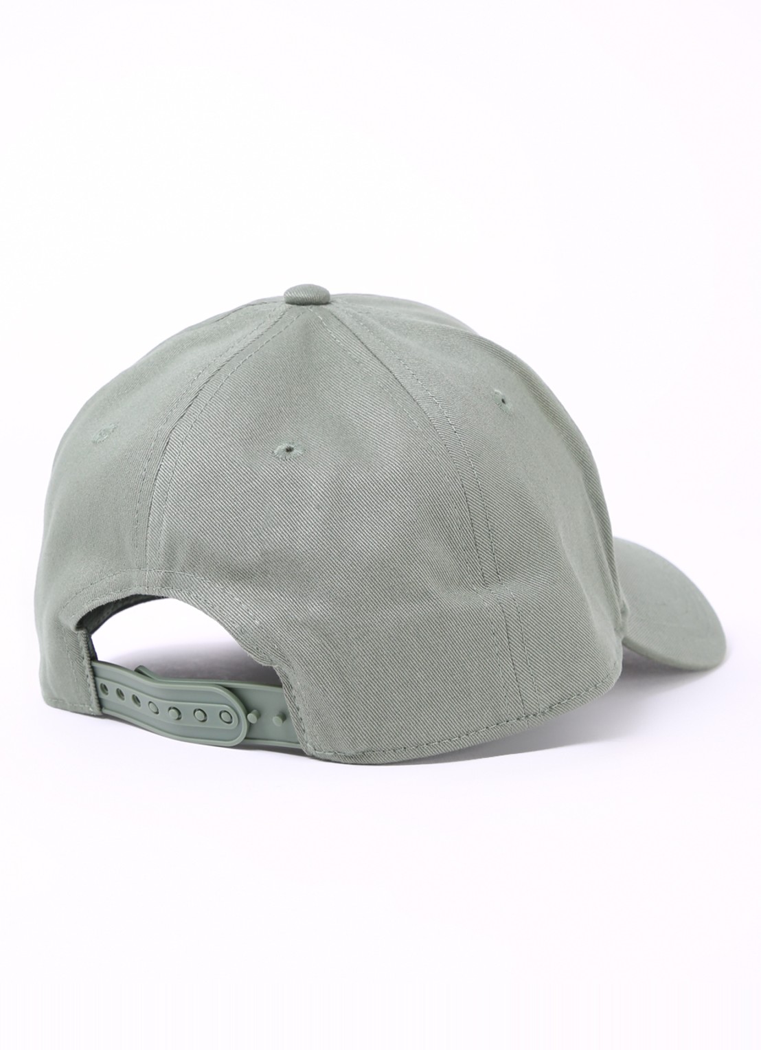 HUGO Pet van katoenen twill met logo - detail open green-343 / groen