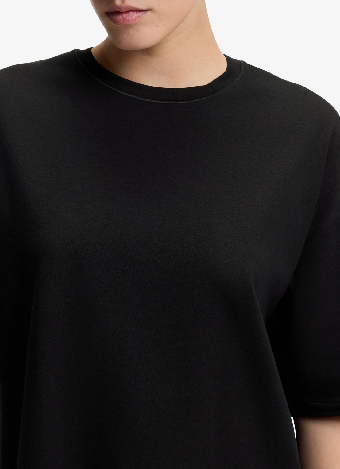HUGO Pyjamashirt met mesh detail - detail 2 zwart