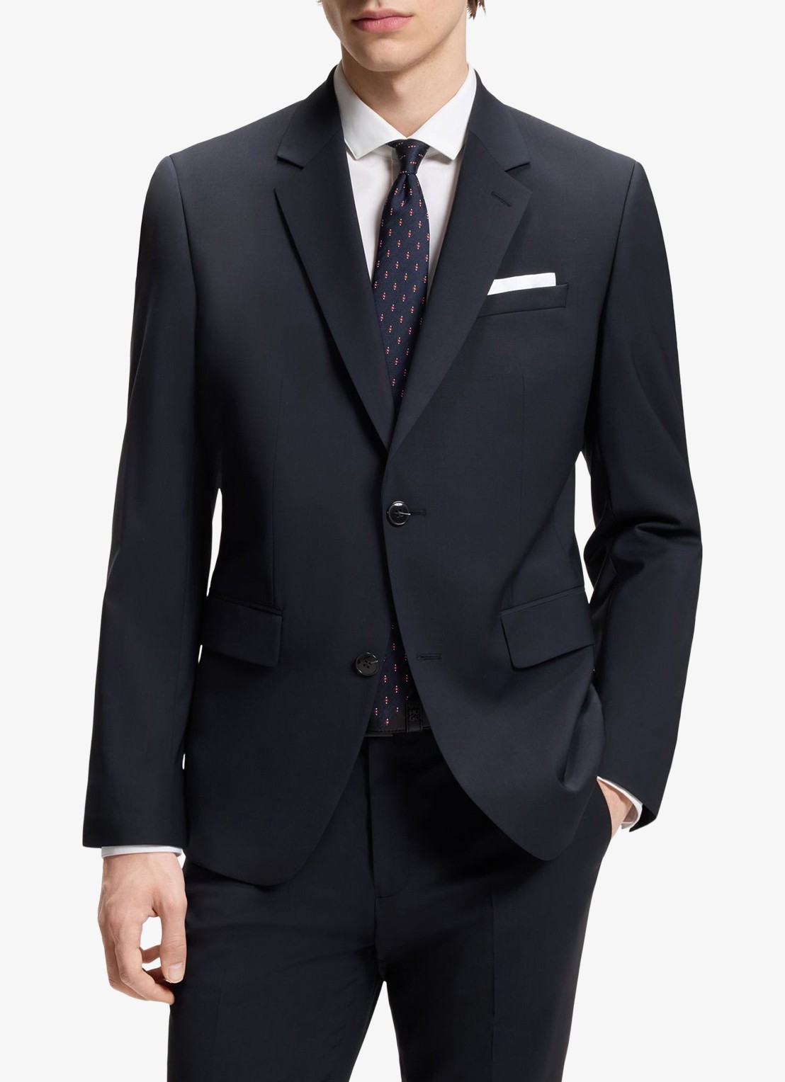 HUGO Regular fit 2-delig pak - voorkant 2 blauw