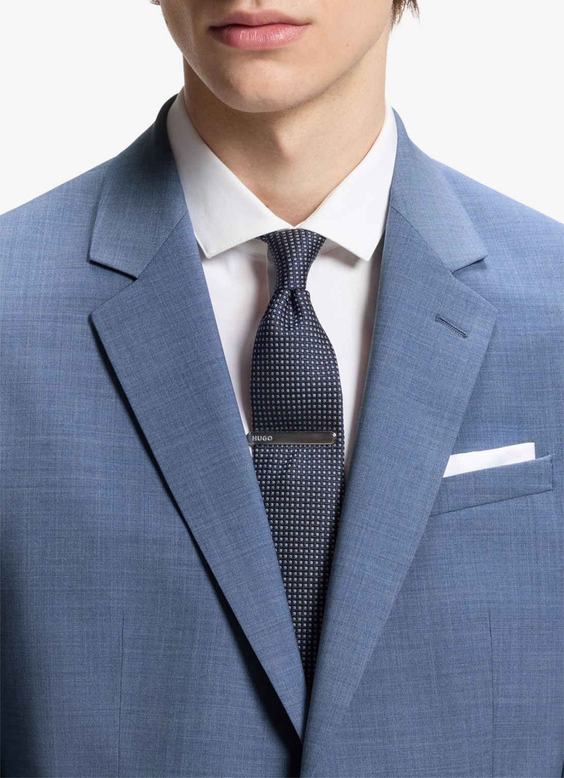 HUGO Regular fit 2-delig pak - detail 2 lichtblauw