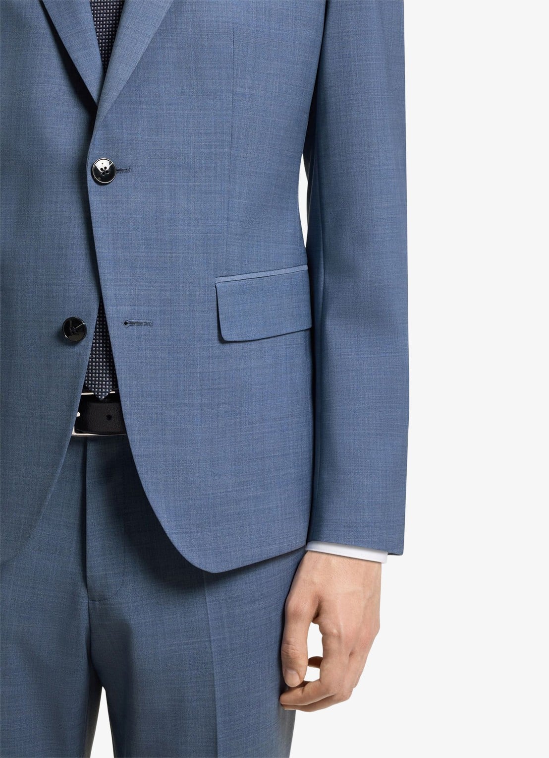 HUGO Regular fit 2-delig pak - detail 3 lichtblauw