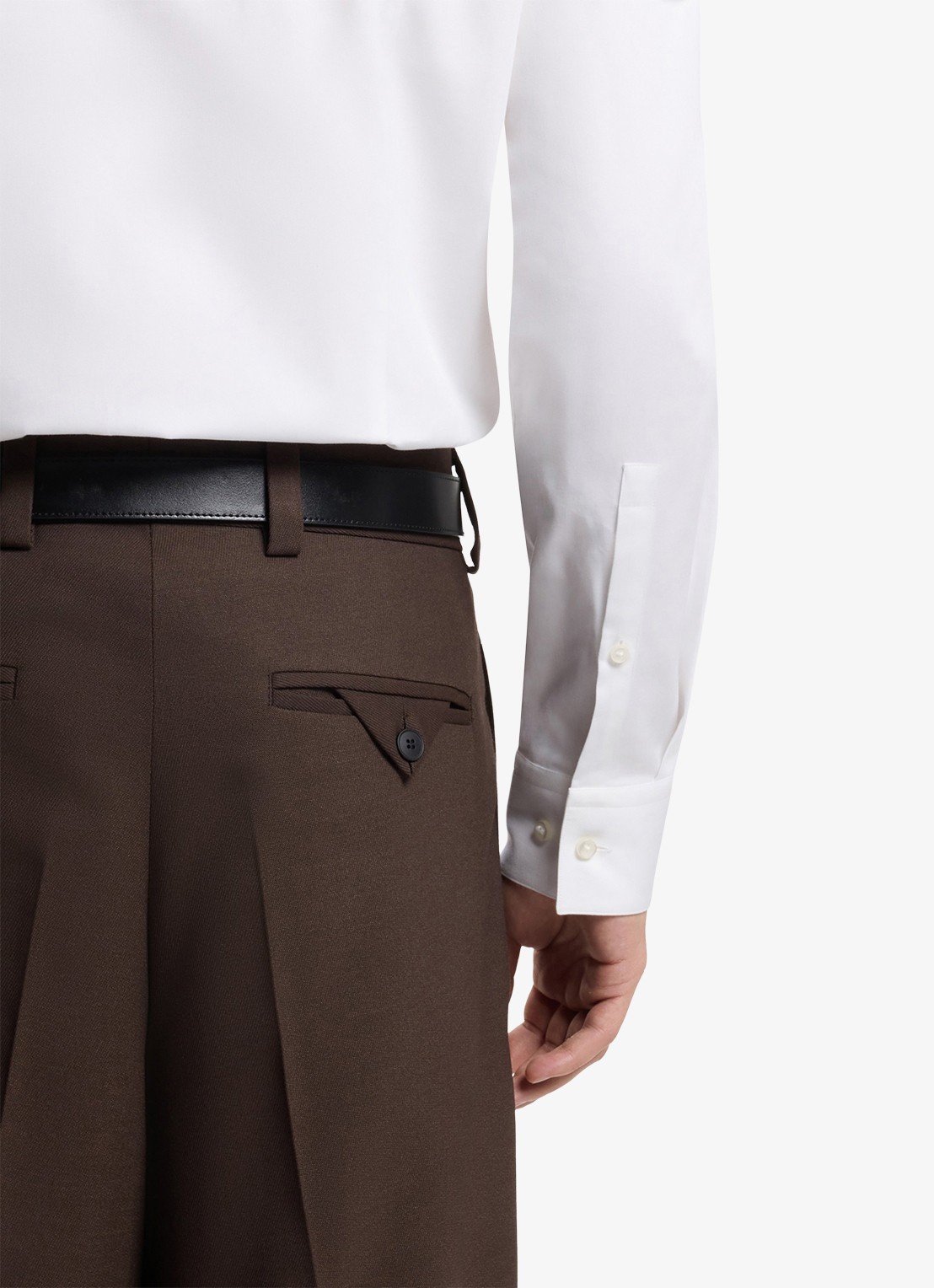 HUGO Regular fit overhemd met kraag - detail 3 wit