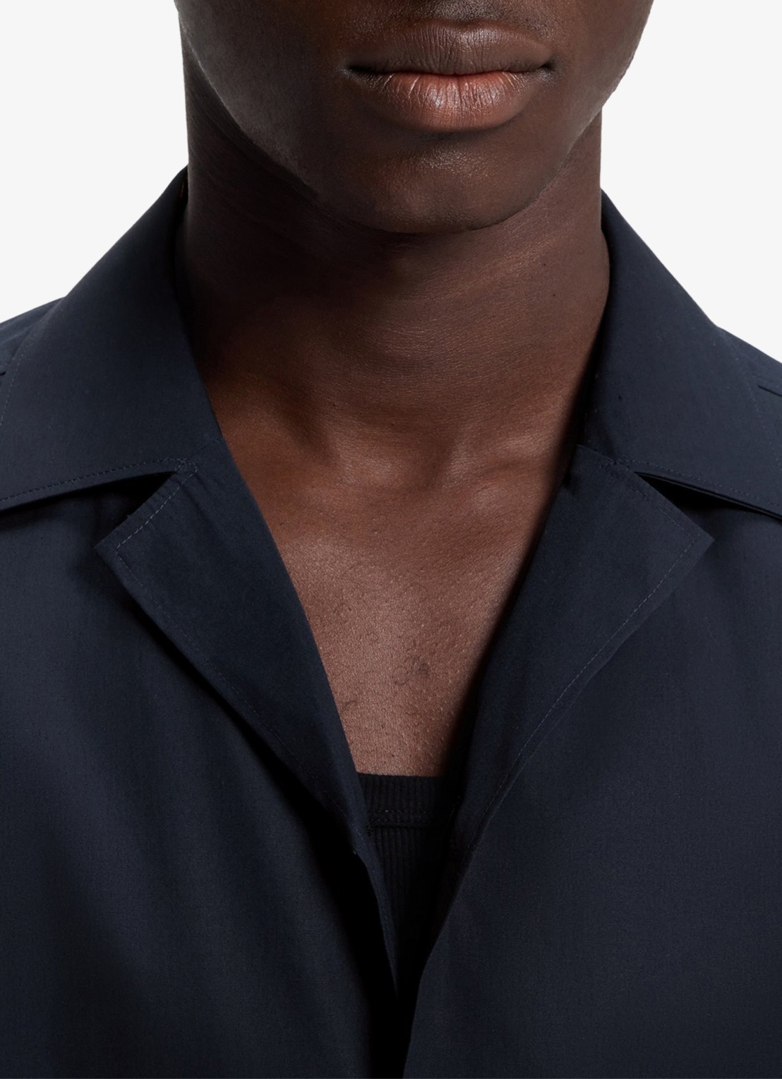 HUGO Regular fit overhemd van katoen - detail 3 blauw