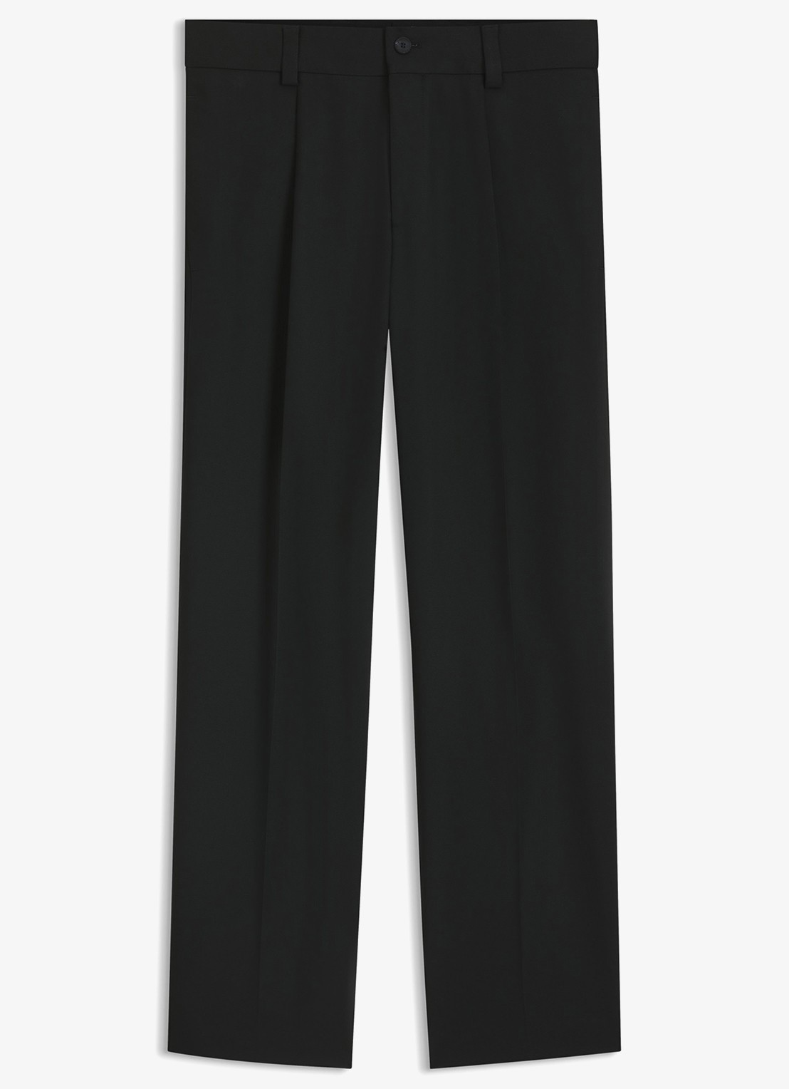 HUGO Regular fit pantalon met steekzakken - voorkant 4 zwart