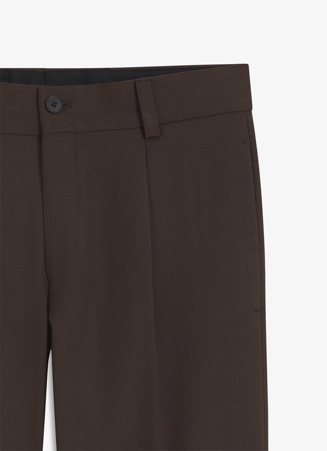 HUGO Regular fit pantalon met steekzakken - detail 2 brown overflow-903