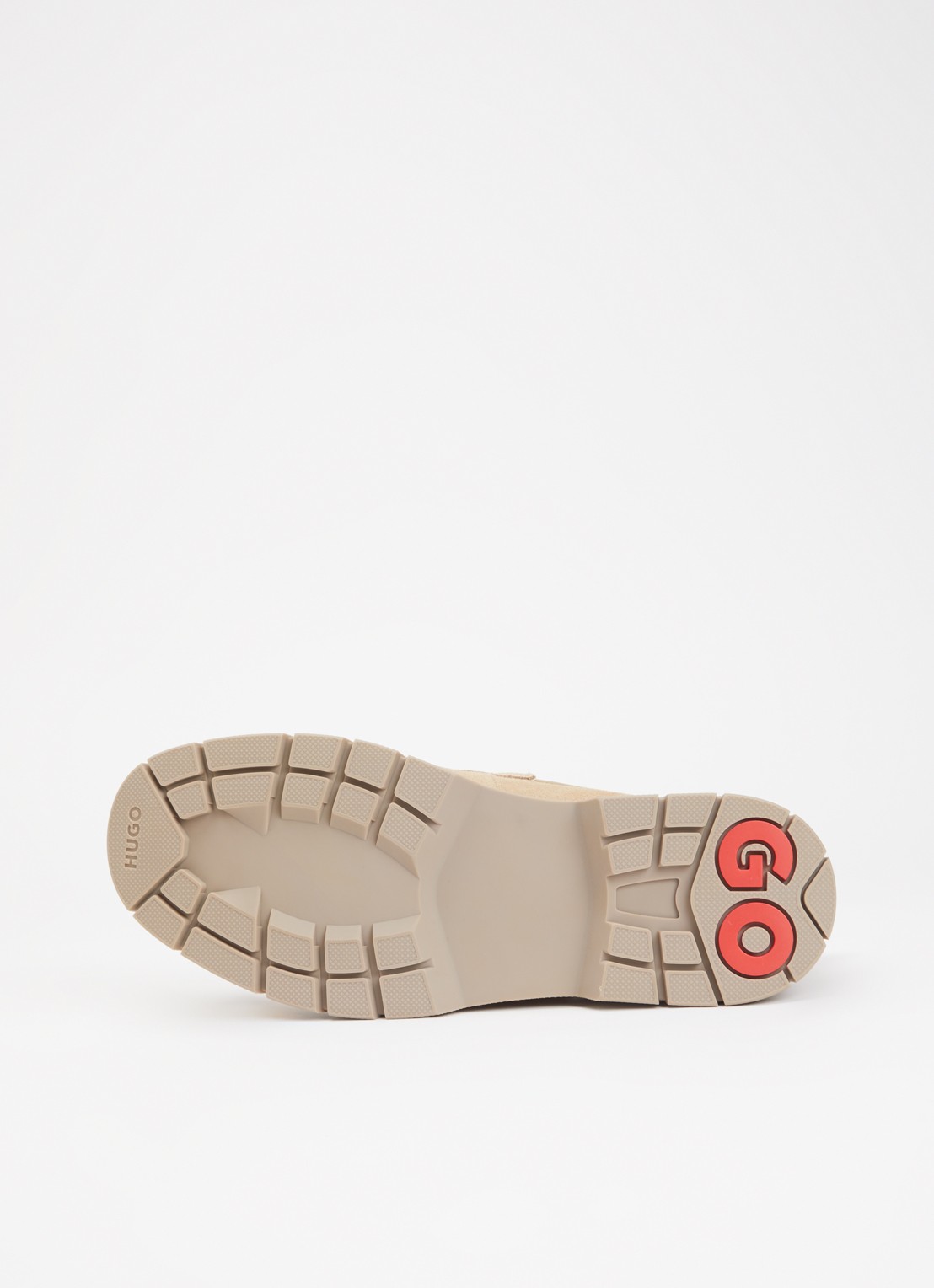 HUGO Ryan loafer van suède - detail 4 beige