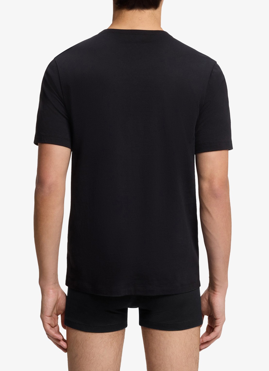 HUGO Set van drie katoenen T-shirts in meerdere kleuren met logoprint - achterkant 4 open miscellaneous-974 / rood