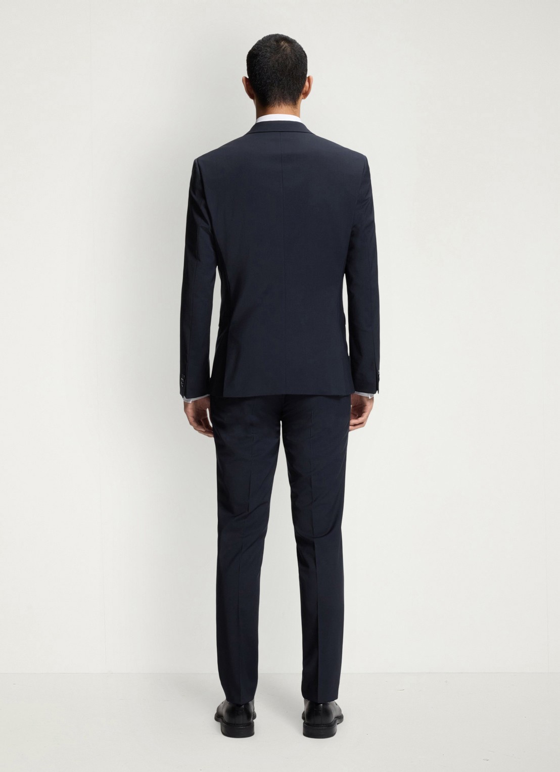 HUGO Slim-fit 2-delig pak in wolblend - achterkant blauw