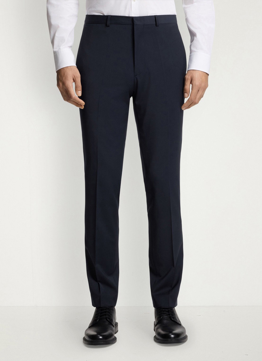 HUGO Slim-fit 2-delig pak in wolblend - detail 5 blauw