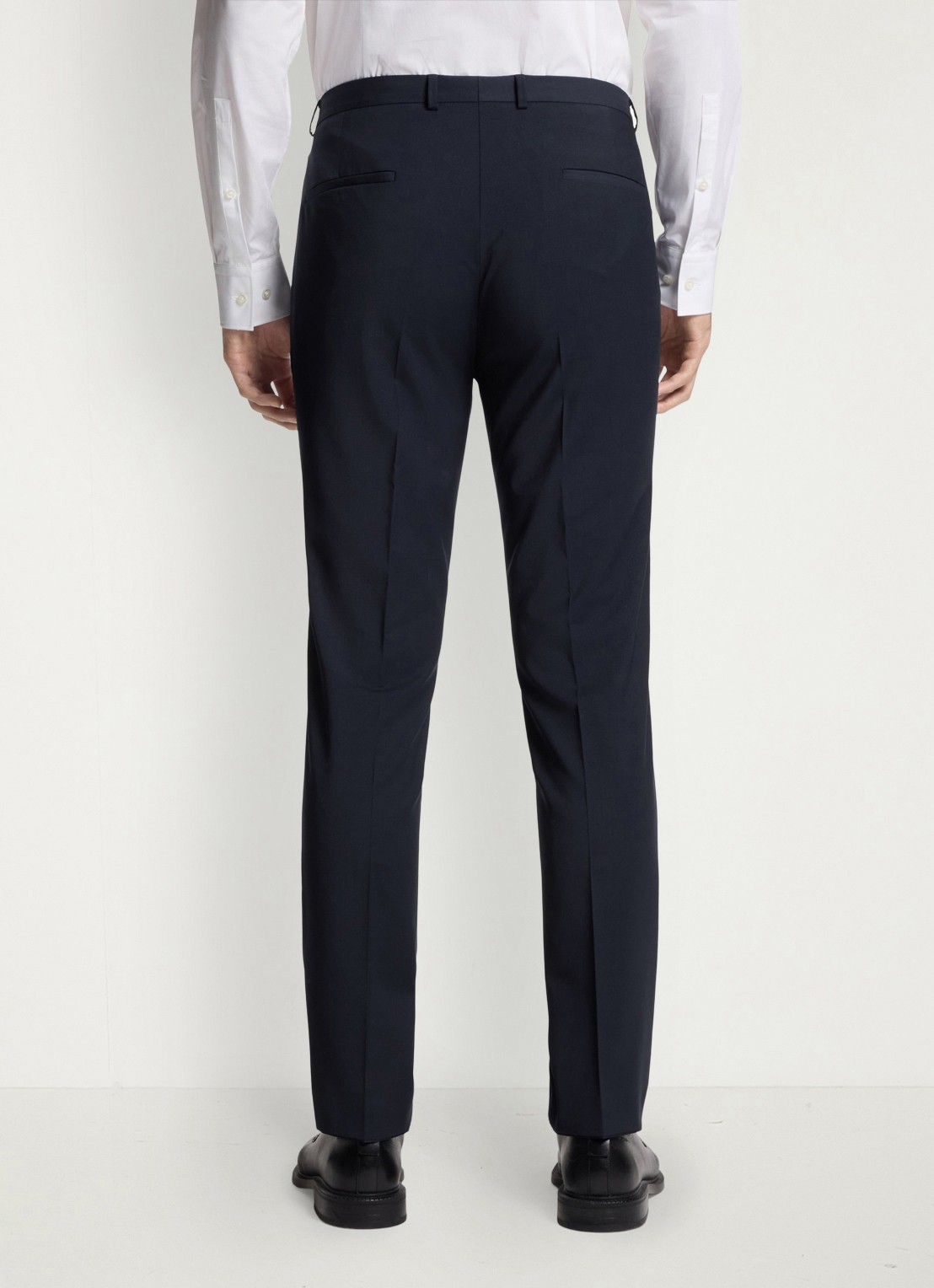 HUGO Slim-fit 2-delig pak in wolblend - detail 6 blauw