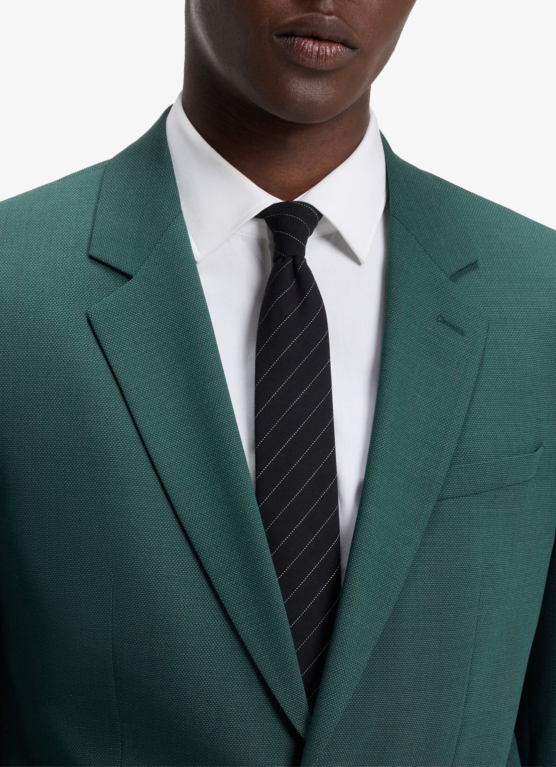 HUGO Slim fit 2-delig pak in wolblend - detail 6 donkergroen