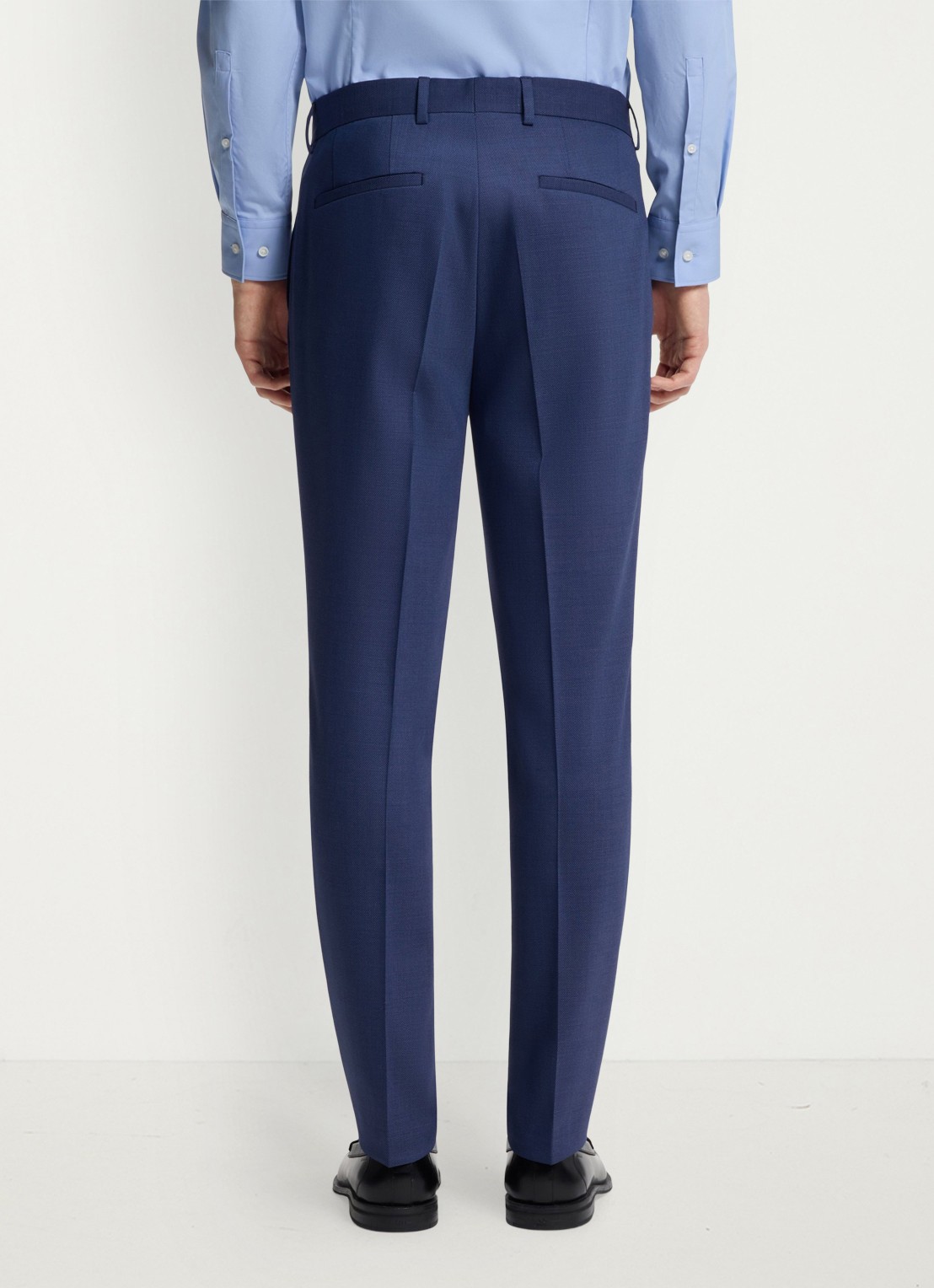 HUGO Slim fit 2-delig pak in wolblend - detail 5 donkerblauw