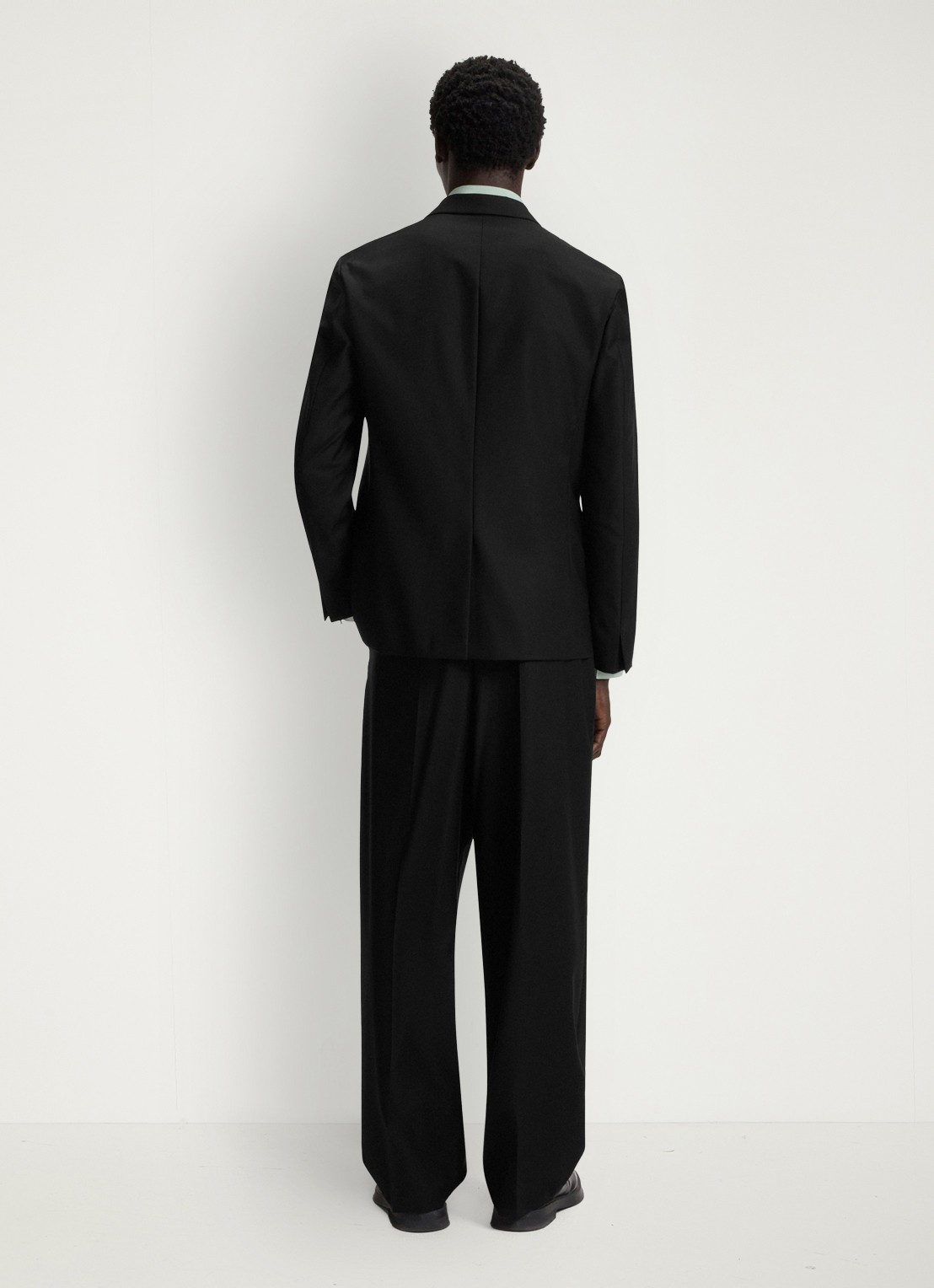 HUGO Slim fit colbert met steekzakken - achterkant 3 zwart