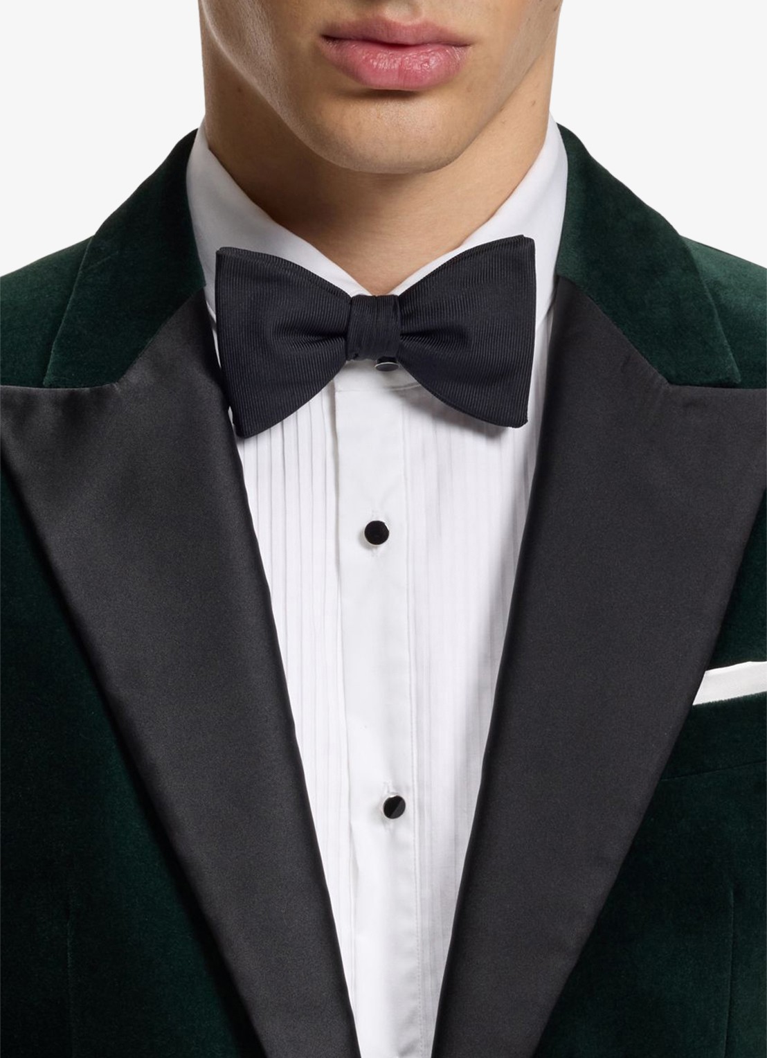 HUGO Slim fit colbert van katoen - detail 4 groen