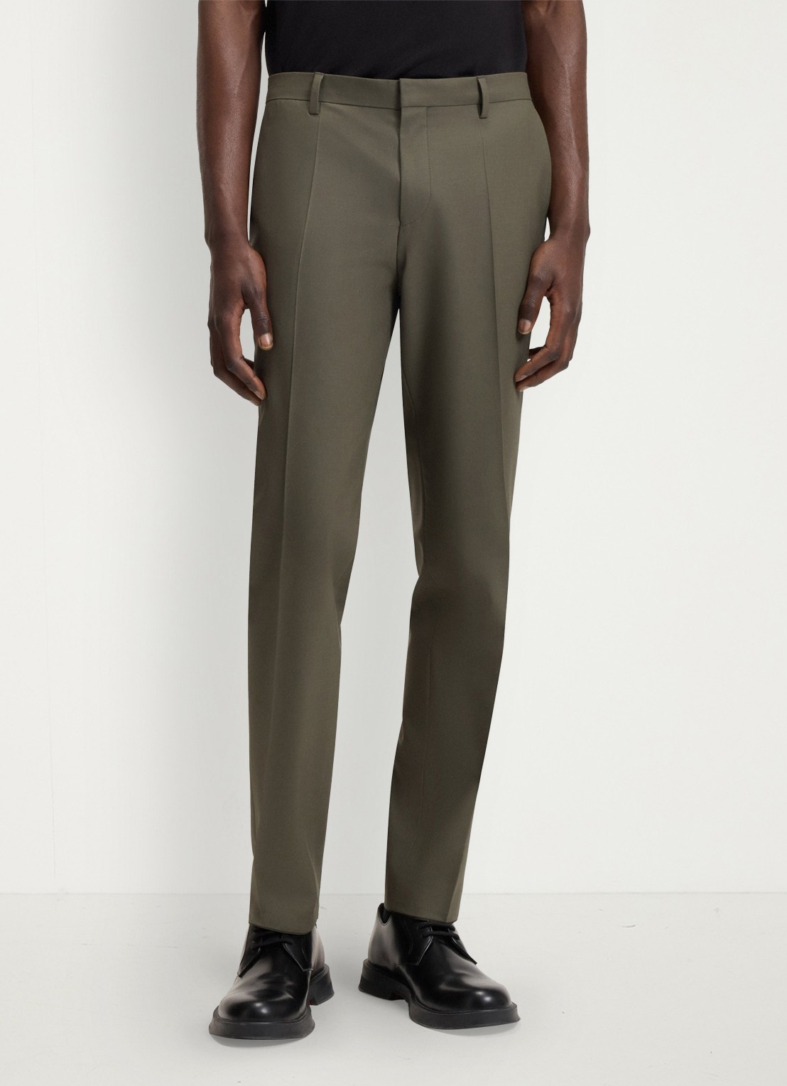 HUGO Slim-fit pak van een wolmix met hoogwaardige stretch - detail 5 donkergroen