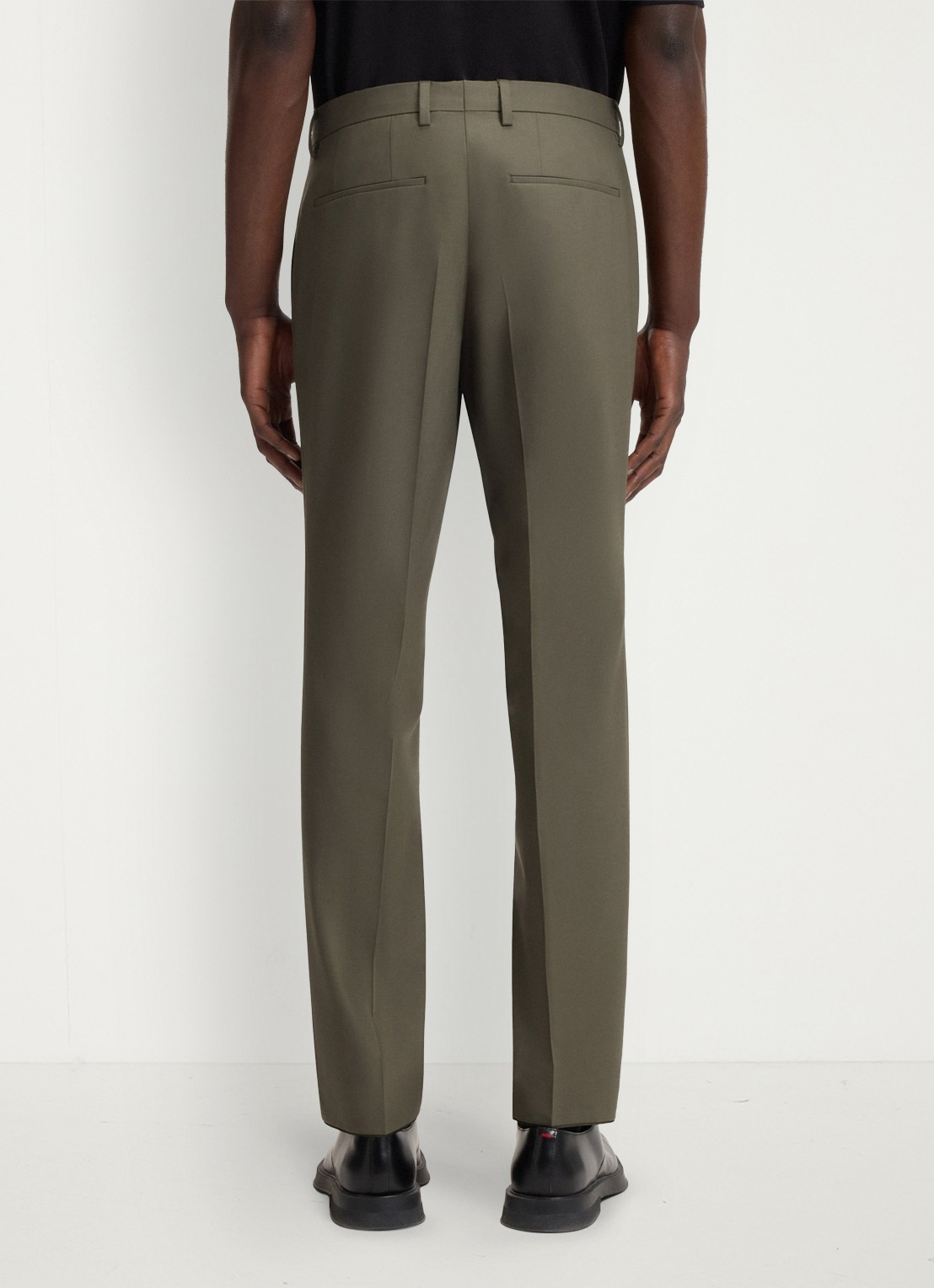 HUGO Slim-fit pak van een wolmix met hoogwaardige stretch - detail 6 donkergroen