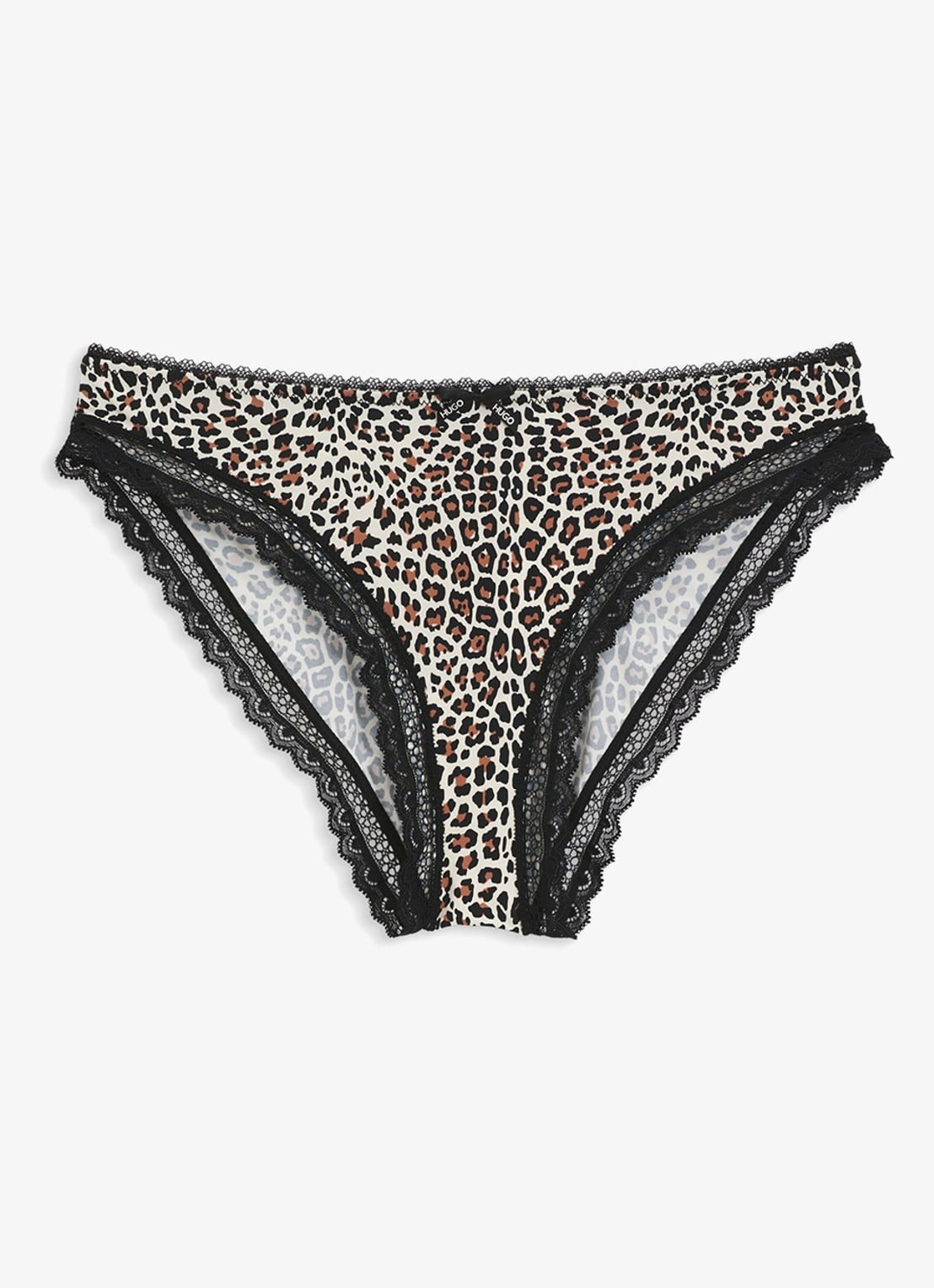 HUGO Slip met dierenprint - voorkant 4 multicolor