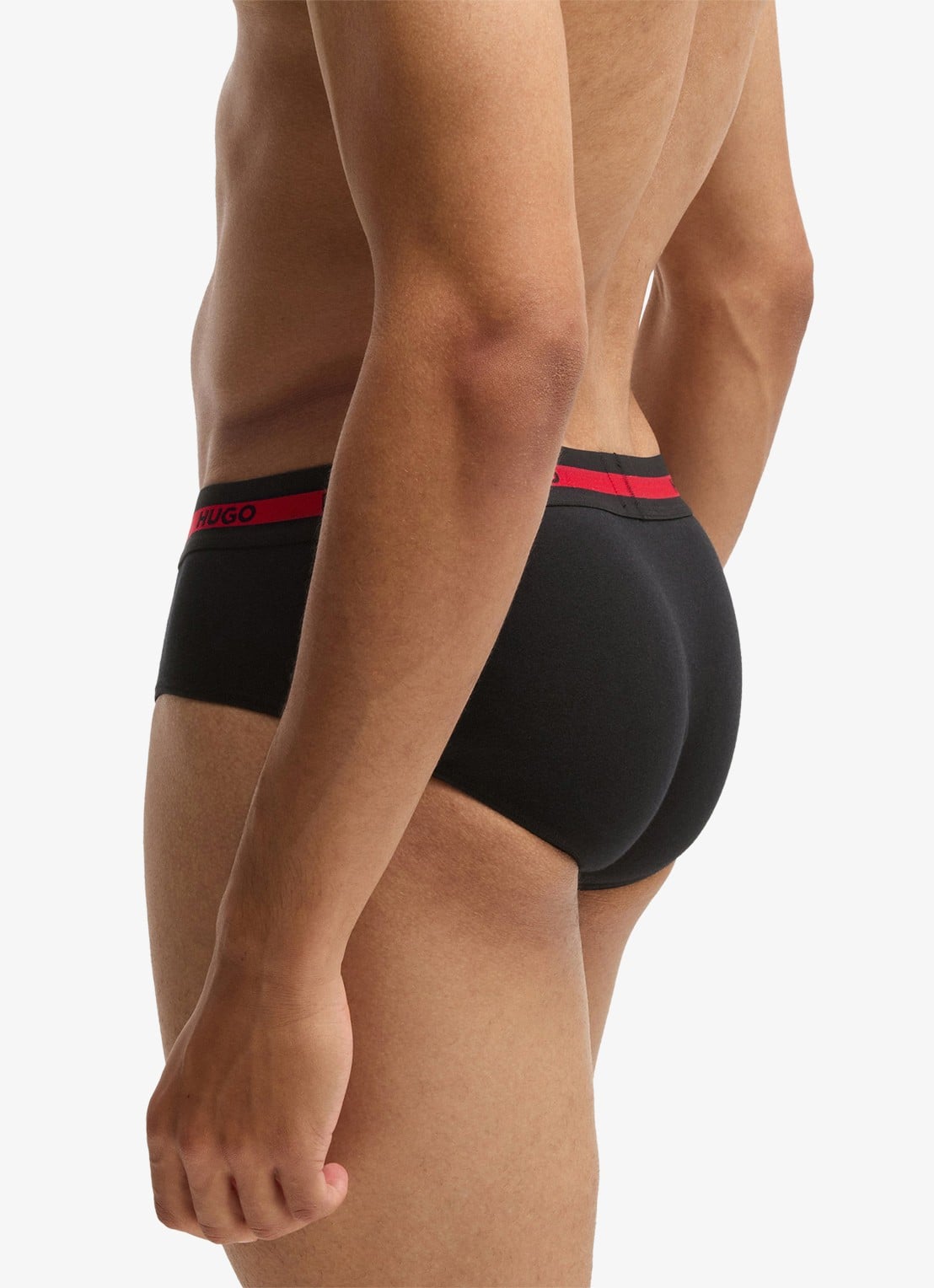 HUGO Slip met logoband in 3-pack - detail 5 zwart