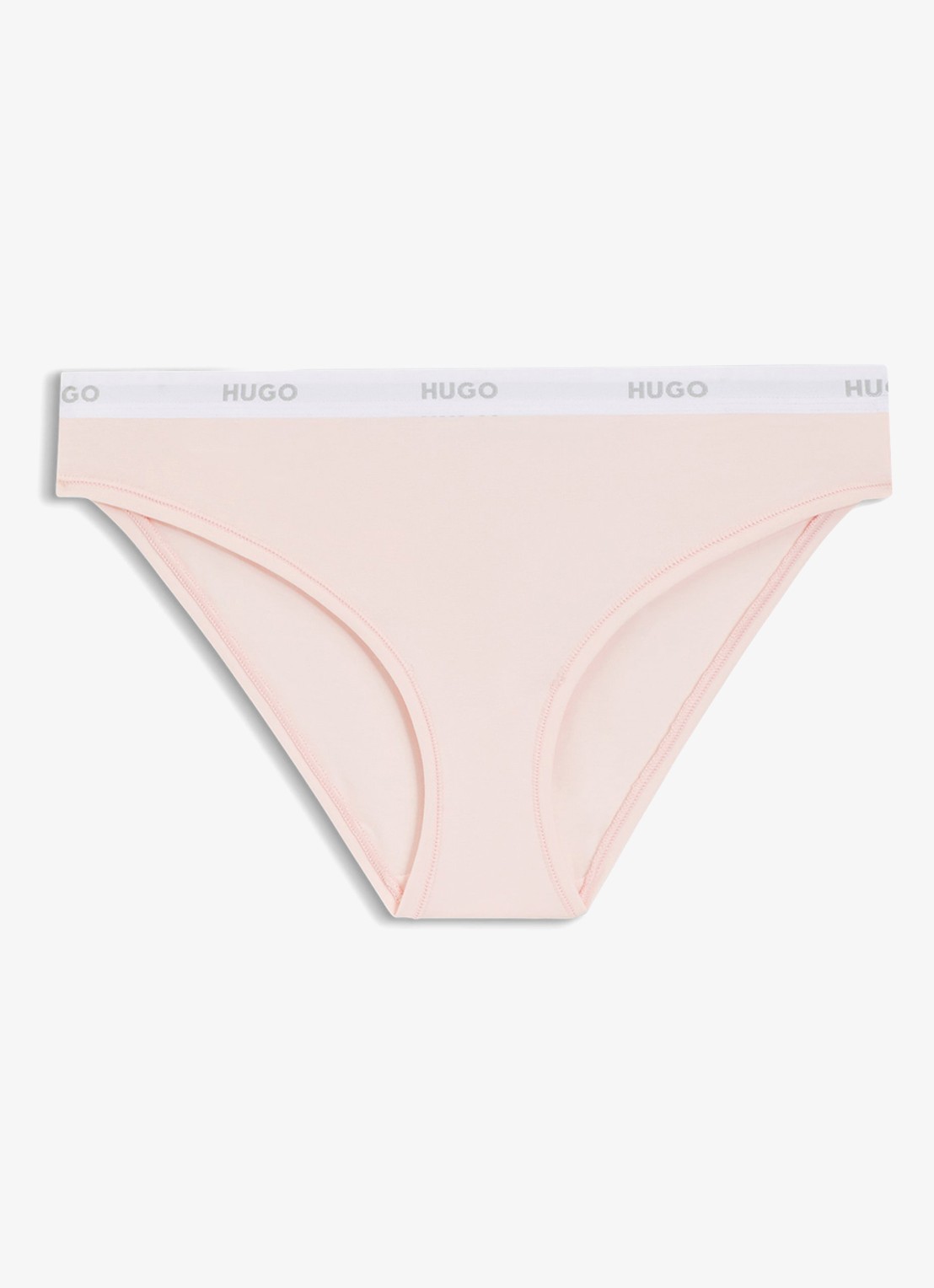 HUGO Slip met logoband - voorkant lichtroze