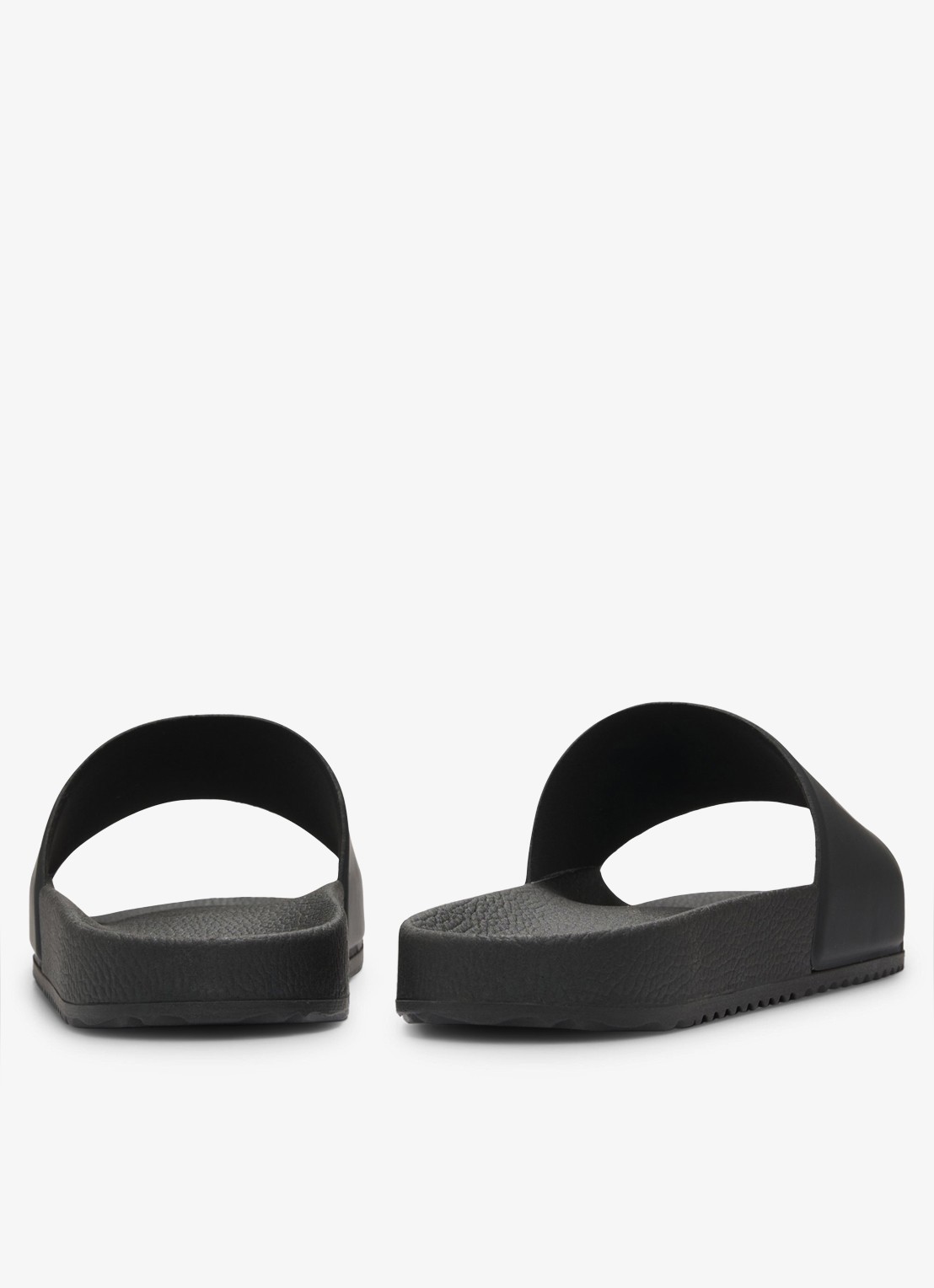 HUGO Slipper met logo - achterkant 3 zwart