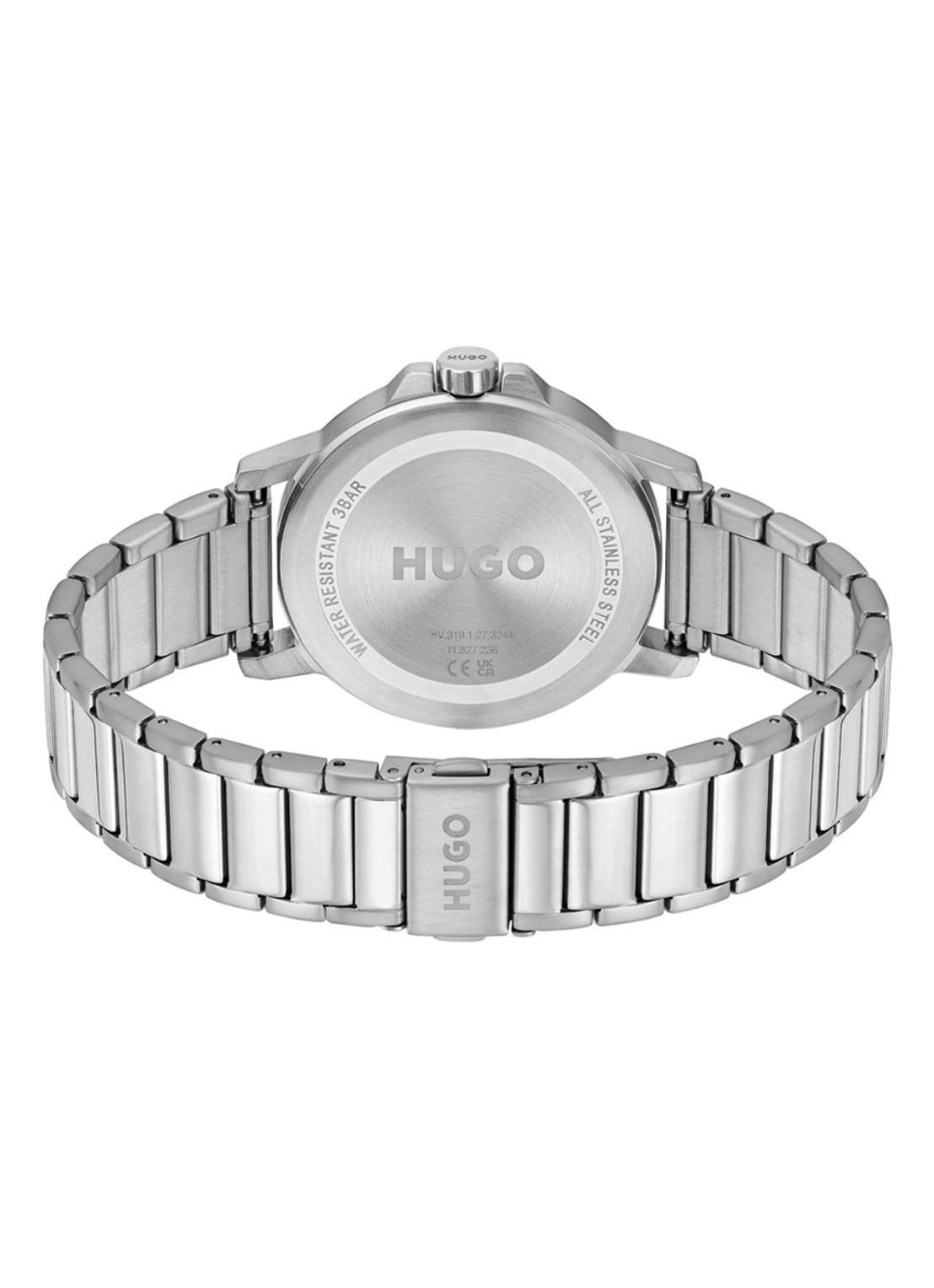 HUGO Smooth horloge HU1530419  - detail 4 zilver