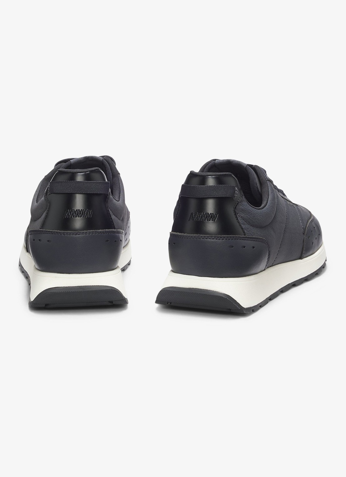 HUGO Sneaker met logo  - detail 3 donkerblauw