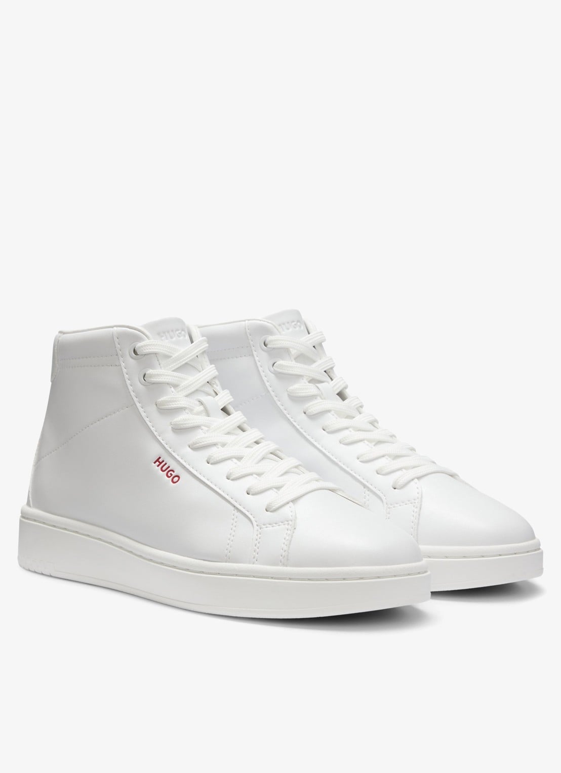 HUGO Sneaker met logo - detail wit
