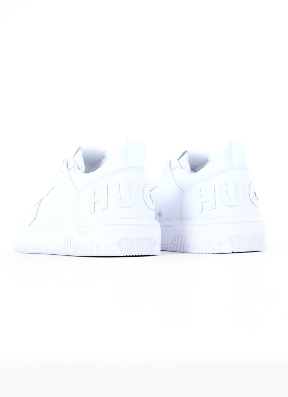 HUGO Sneaker met logo - achterkant 4 wit