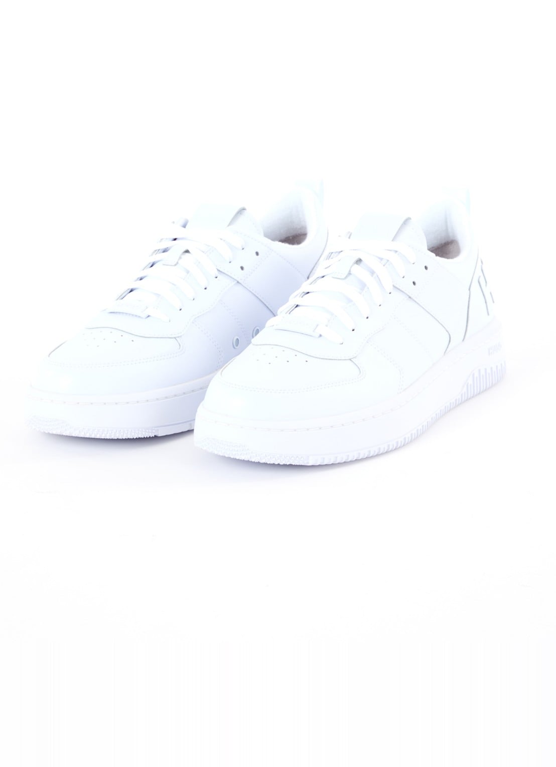 HUGO Sneaker met logo - detail wit