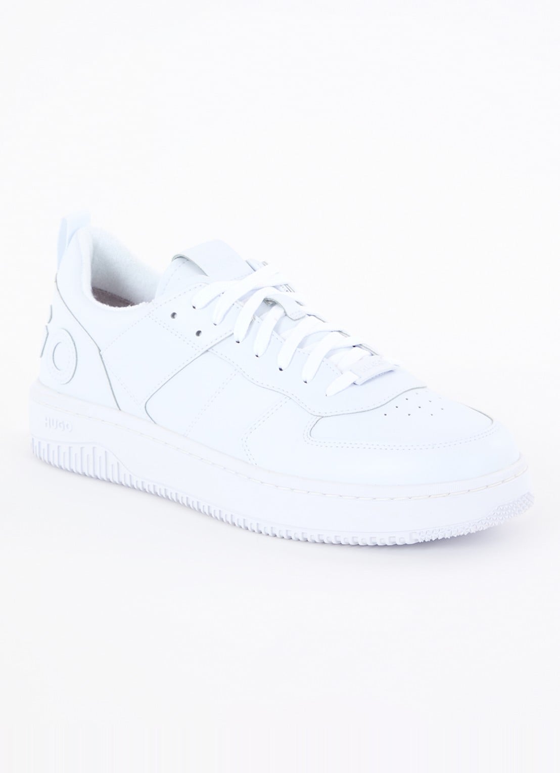 HUGO Sneaker met logo - voorkant 5 wit
