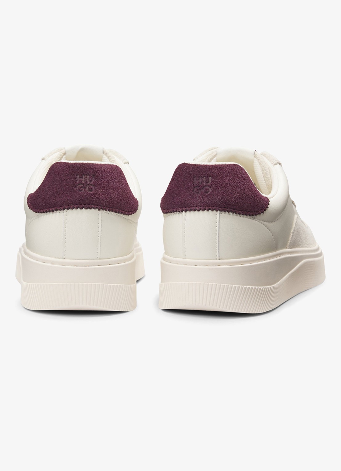 HUGO Sneaker met suède details   - detail 3 beige