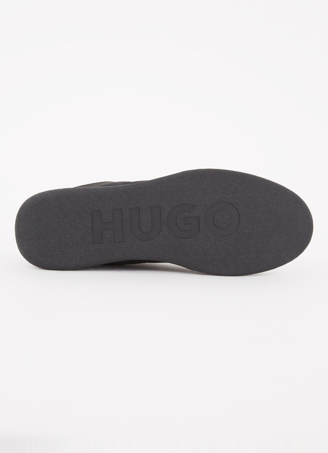 HUGO Sneaker van nubuck met logo - detail 4 zwart